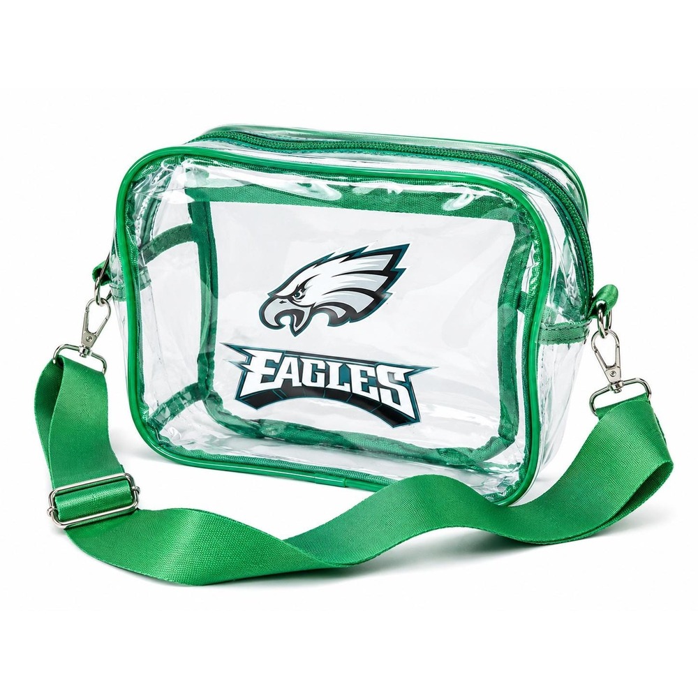 Philadelphia Eagles Clear Crossbody Bag - Stadium Approved